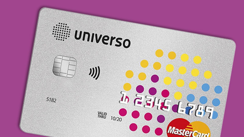 Imagem ilustrativa do cartão universo que pode ser utilizado nas lojas do grupo Sonae